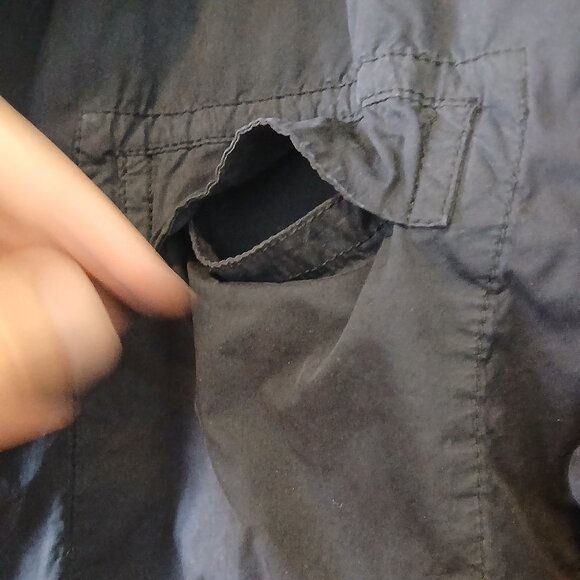 STONE ISLAND - Cotton buttoned navy jacket - Sz XS - Picture 5 of 9